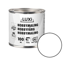 Hobbyfärg Vit 100 ml Luxi 